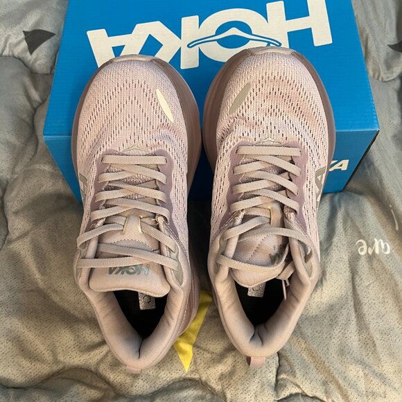 Hoka One One Shoes - Hokas Bondi 8 Light Purple Running Shoes